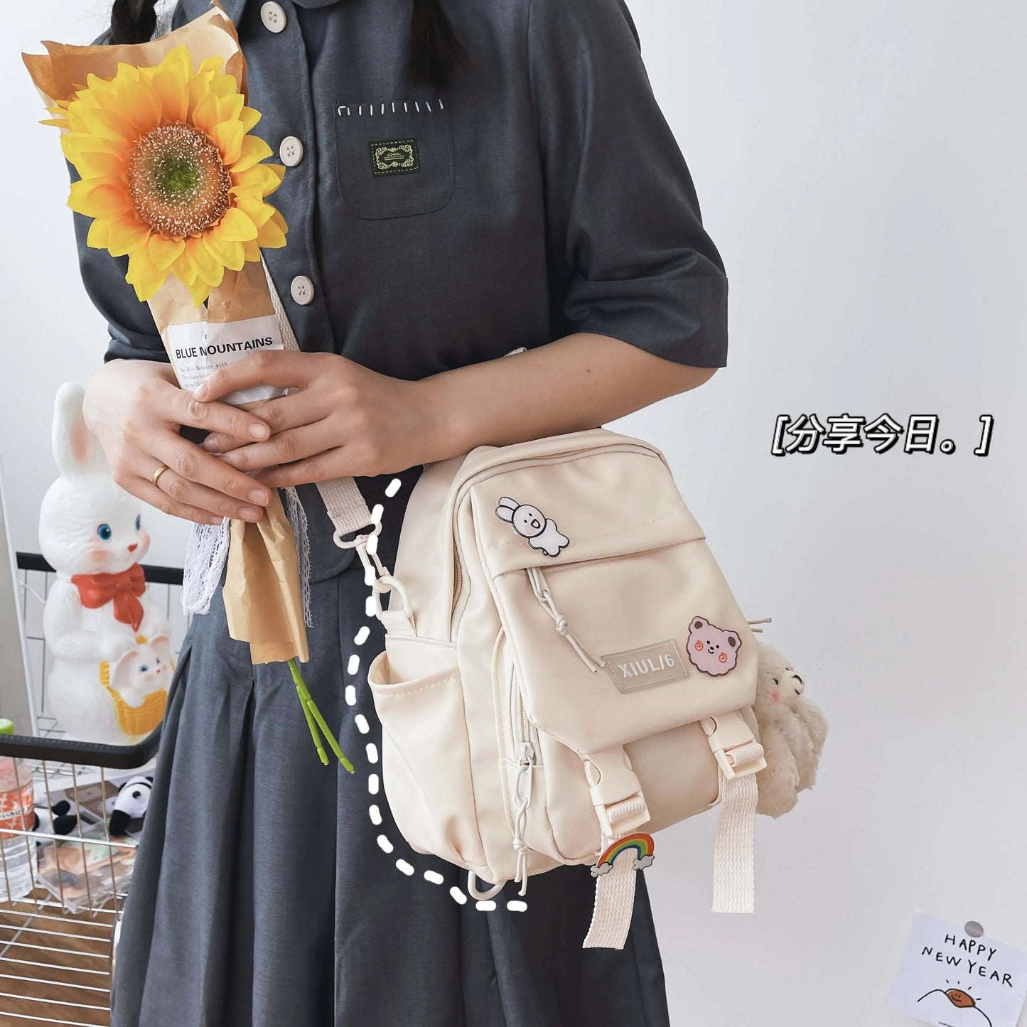 Kawaii Mini Backpack πΈβ¨ | Cute Dual-Use School Bag for Girls π | Adorable Travel Rucksack for Teens π