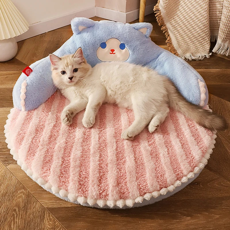 Cozy Cat Cloud โ๏ธ๐ฑ - Adorable Pet Bed for Snuggly Dreams! ๐คโจ