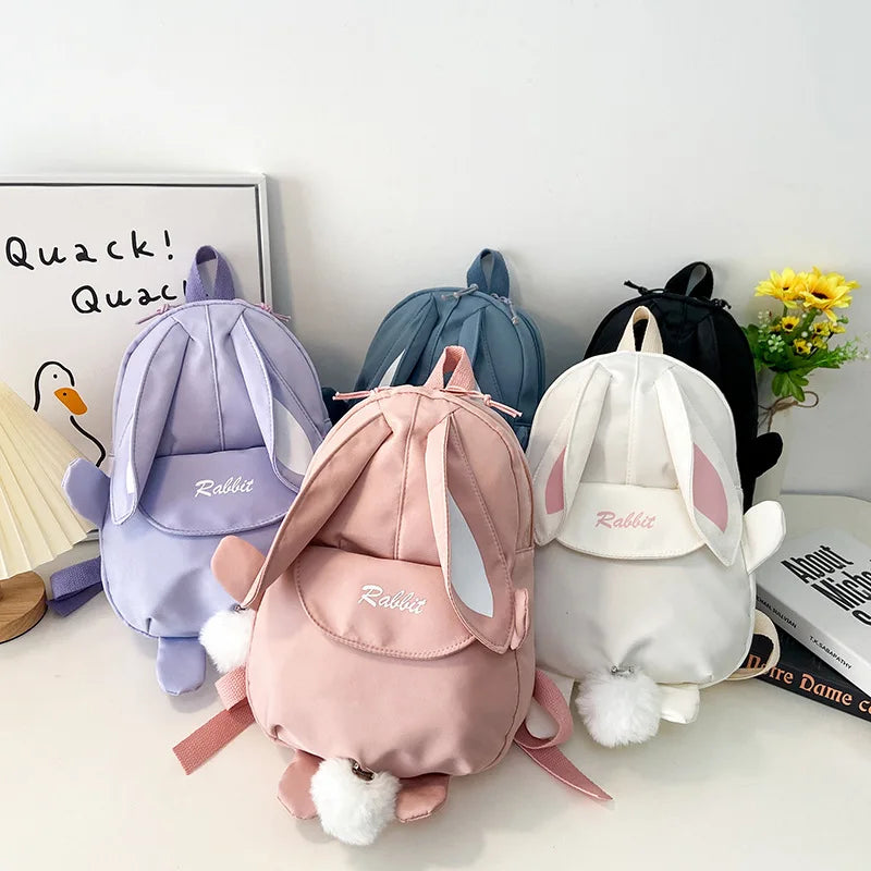Kawaii Bunny Backpack πβ¨ - Adorable Lightweight School Bag for Kids π°π - Perfect for Kindergarten!