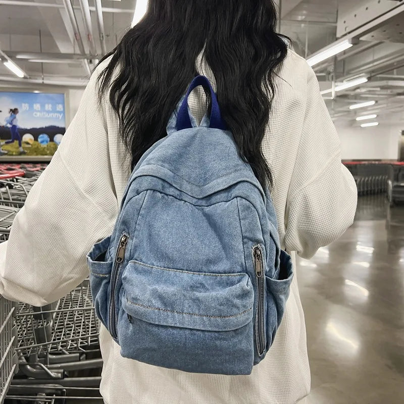 Kawaii Vintage Cowboy Backpack πβ¨ Personalized Gift for Students | Custom Name & Large Capacity Travel Bag ππ
