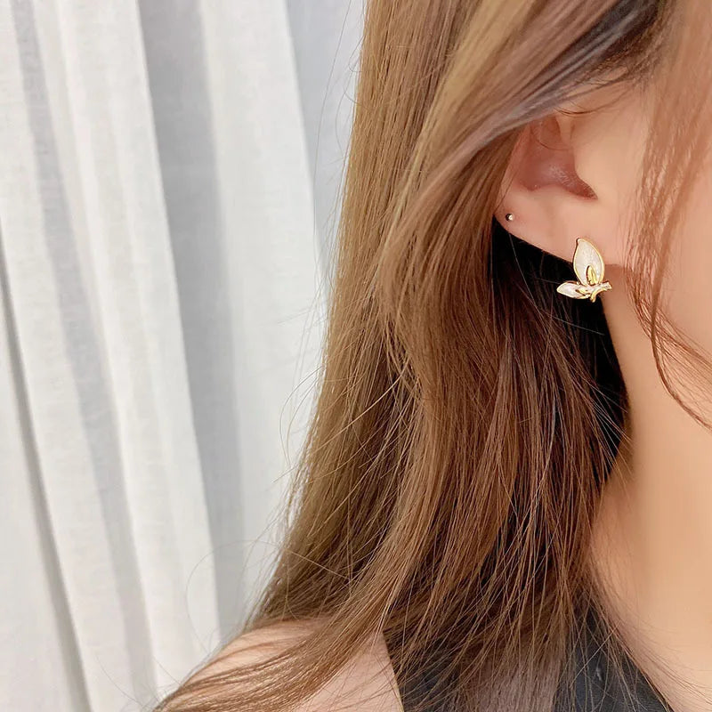 β¨ Adorable Resin Butterfly Studs π¦ for Trendy Girls | Elegant & Sweet Jewelry Gift! πβ¨