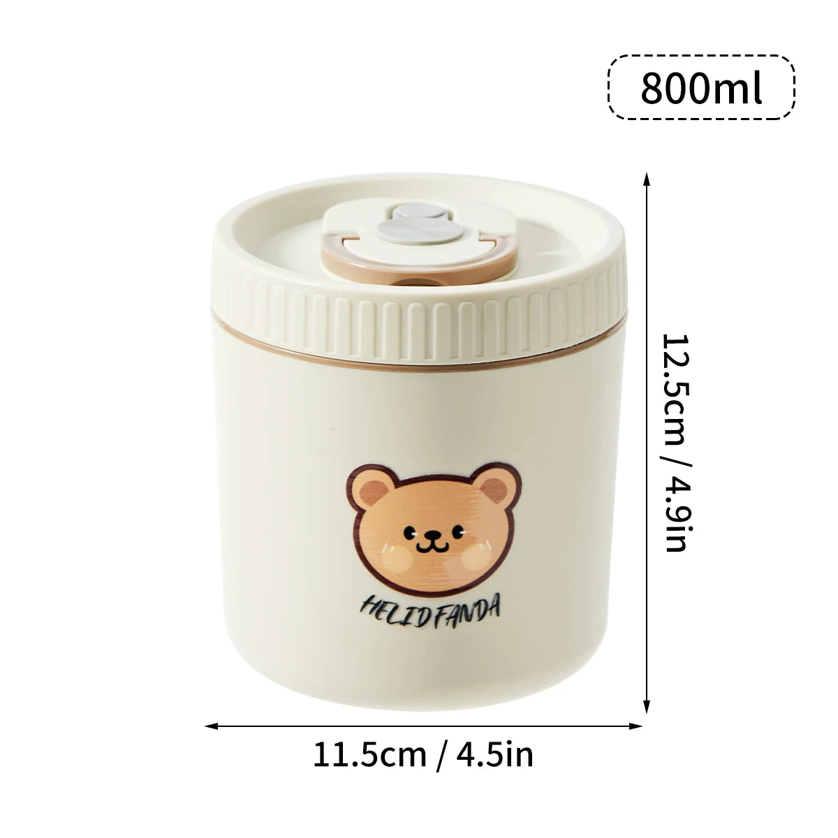 Kawaii Thermal Bento Box π±β¨ - Adorable Leak-proof Stainless Steel Lunch Container for Kids π₯’π