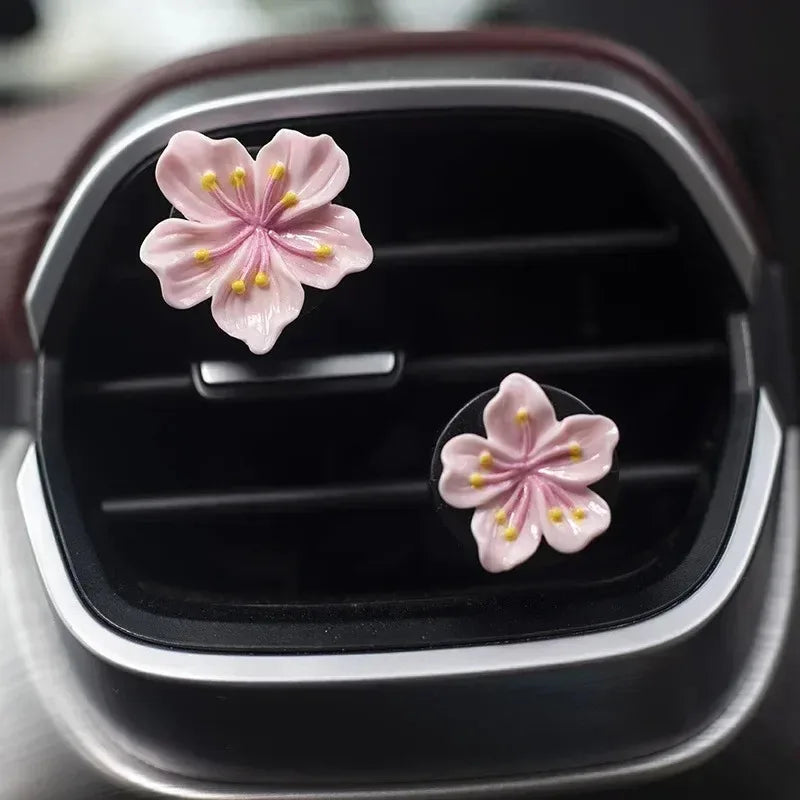 Cute Daisy Car Air Freshener Clips 🌼✨ - 2pcs Aromatherapy Mini Flower Décor for Your Kawaii Ride! 🚗💖