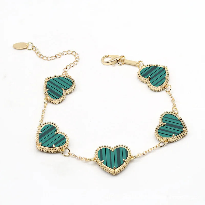 Kawaii Heart Charm Bracelets πβ¨ - Cute Personalized Gift for Women πππ€β€οΈ