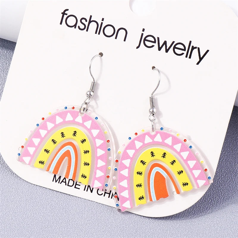 Kawaii Handmade Sunflower Drop Earrings ๐ผโจ | Cute Knitted Dangle Hooks for Party & Holiday Gifts ๐๐