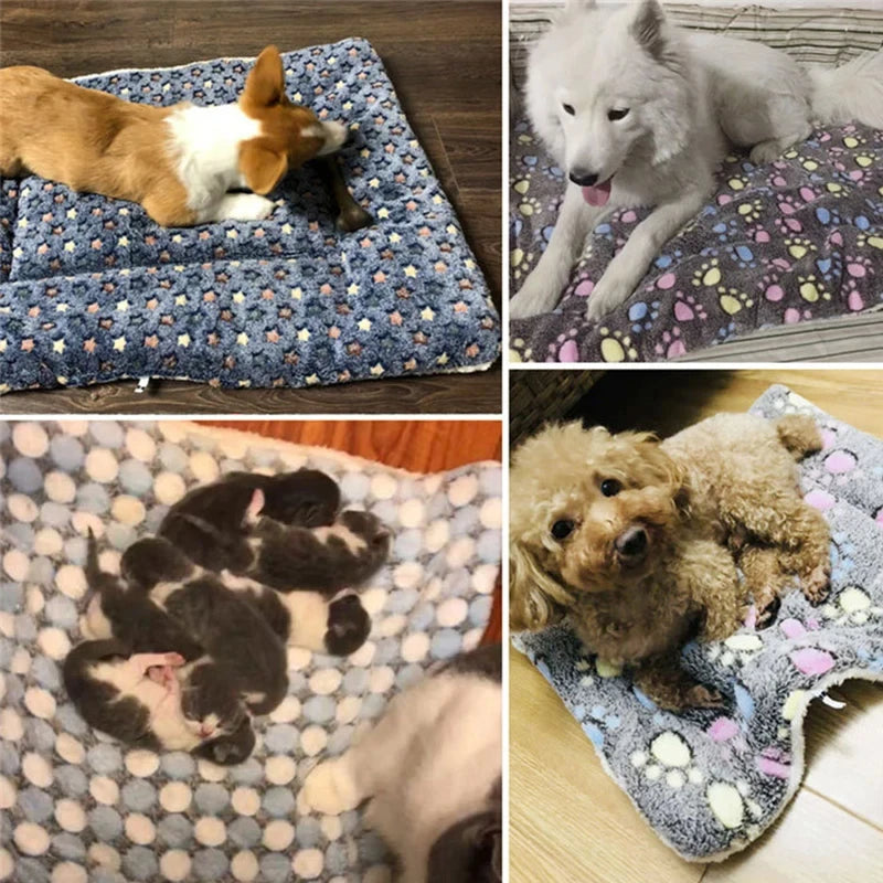 Kawaii Flannel Pet Bed πΎπ Cozy Cushion for Cats & Dogs | Adorable Plush Mattress for Small to Large Pets πβ¨