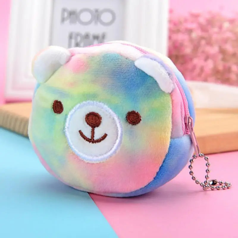 ๐๐Adorable Fruit Plush Coin Pouch - Mini Wallet for Sweeties! ๐โจ