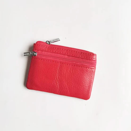 Kawaii Custom Leather Coin Purse πβ¨ | Adorable Personalized Key Ring Wallet π | Mini Cowhide Card Holder for Cute Gifting π