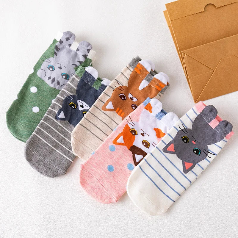 Ruffled White Socks Set πΈπ£ - 5 Pairs of Sweet Cotton Cuties for Spring & Summer! π - Pixie Quill