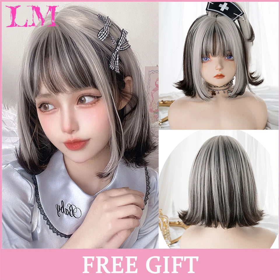 Kawaii Ombre Pink Wavy Wig πβ¨ | Heat Resistant Hair for Cosplay & Daily Fun! ππΈ
