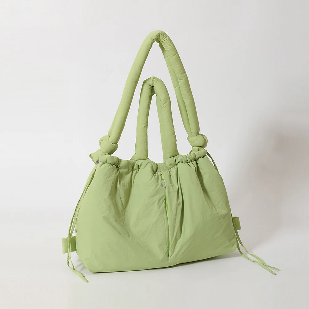 π Cozy Cuddly Puffer Tote Bag πβ¨ Stylish Nylon Handbag with Adjustable Straps for Every Adventure! ππ - Pixie Quill