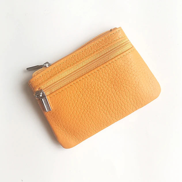 Kawaii Custom Leather Coin Purse πβ¨ | Adorable Personalized Key Ring Wallet π | Mini Cowhide Card Holder for Cute Gifting π