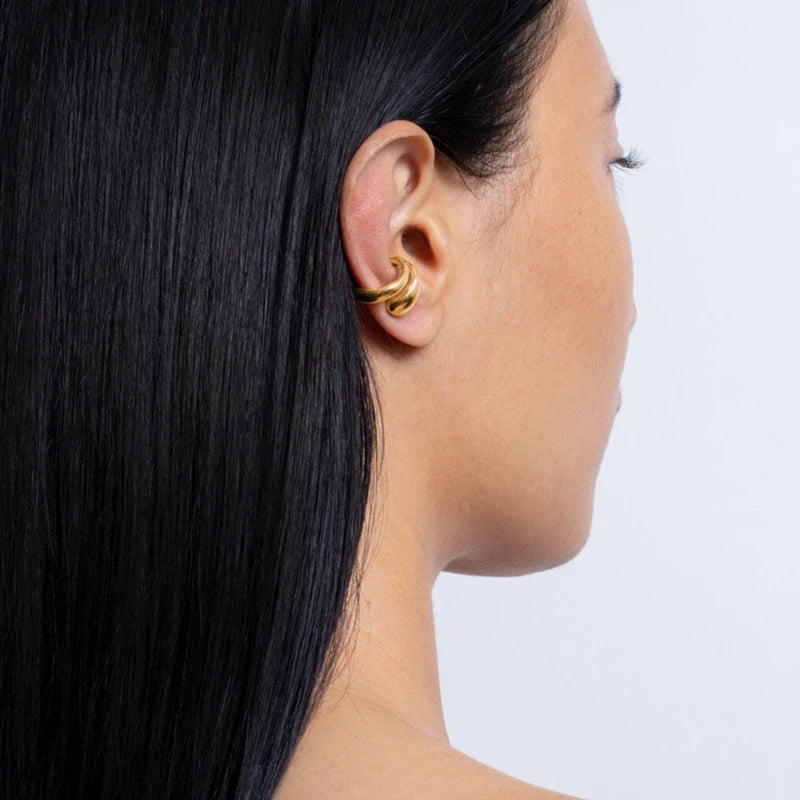 Kawaii Chic Geometric Ear Cuffs β¨ π Perfect Fashion Jewelry Gift!