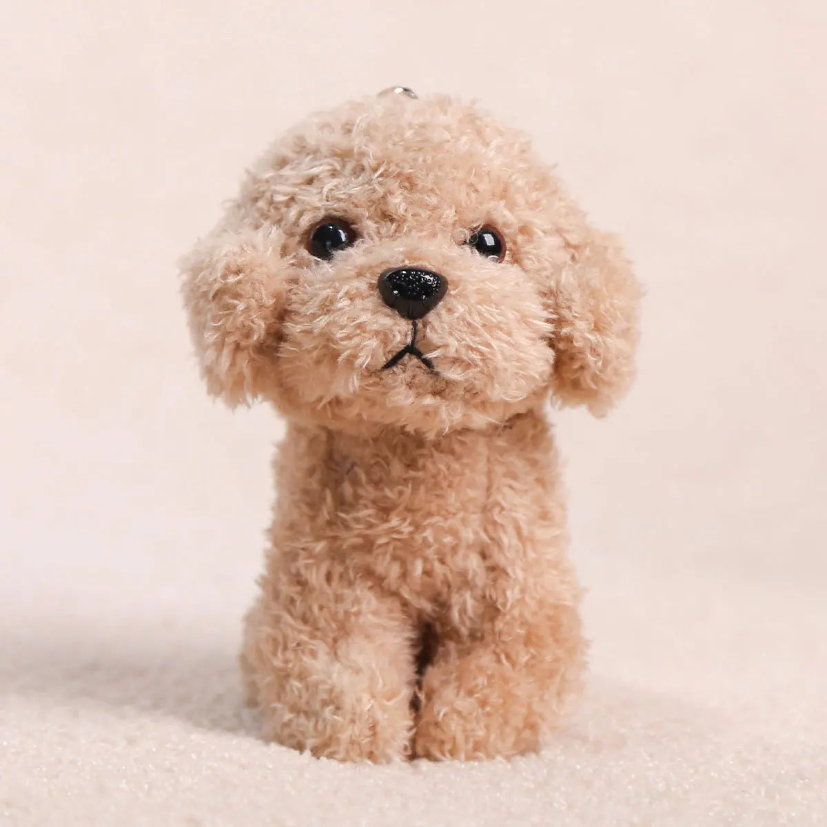 12CM Teddy Plush Keychain Dog Pendant For Backpack And Car Decor 🐶🎀