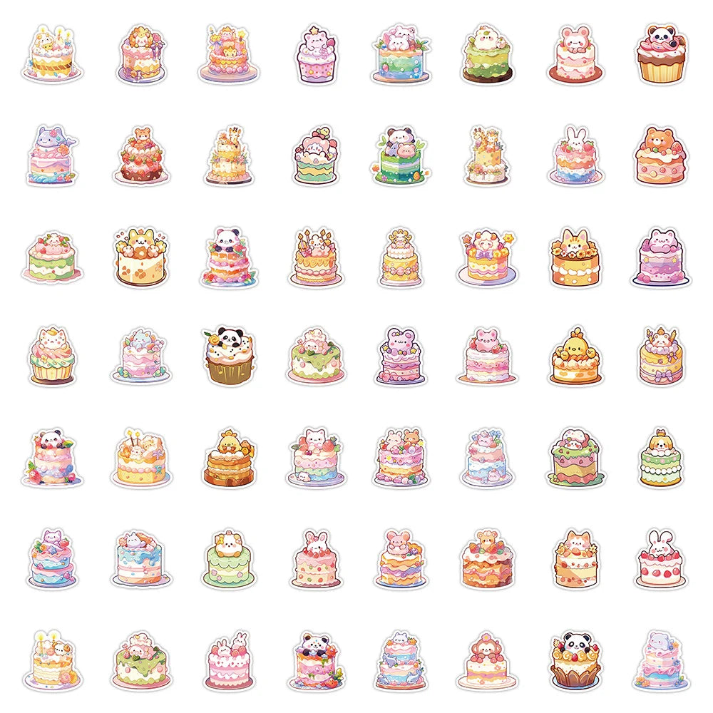 Kawaii Animal Cartoon Stickers π | 10/30/60pcs Cute Aesthetic Decor for Laptops, Notebooks & More πΎβ¨