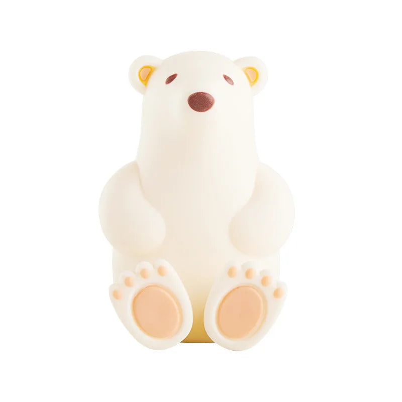 Kawaii Polar Bear Toothbrush Holder π»πͺ₯ | Adorable Wall-Mounted Suction Cup Rack for Mask & Storage π¨β¨