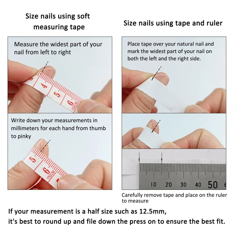 Kawaii Heart Almond Press-On Nails πβ¨ | 10pcs Handmade Glamour with Glue & Tools ππ