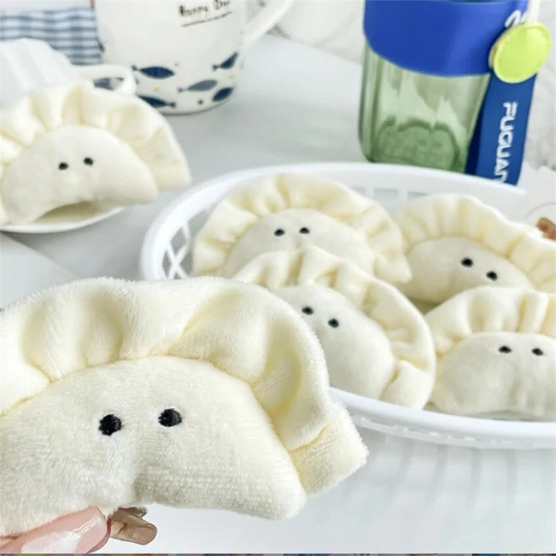 Cute Dumpling Plushie Keyring πβ¨ Soft & Squishy Mini Charm for Bags & Keys! π₯β€οΈ
