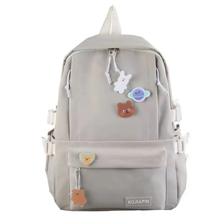 Kawaii Large Capacity Harajuku Backpack πβ¨ - Trendy School Bag for Students & Stylish Workwear! πΈ