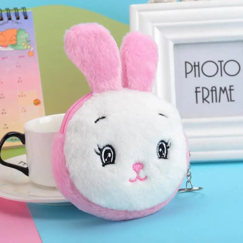๐๐Adorable Fruit Plush Coin Pouch - Mini Wallet for Sweeties! ๐โจ