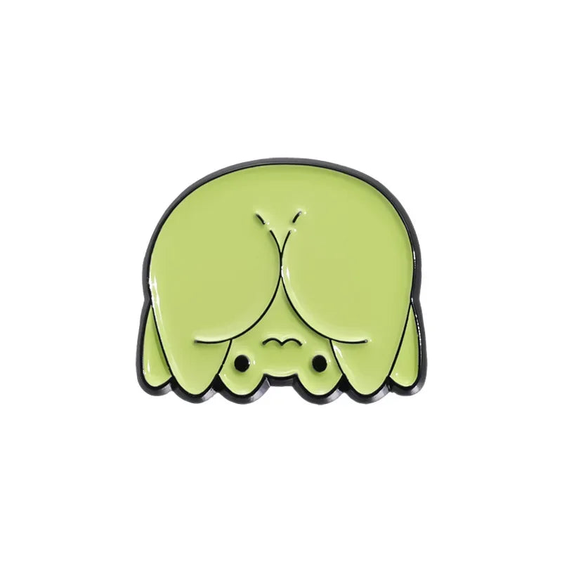 Kawaii Rainbow Frog Enamel Pin πΈπ - Adorable Cartoon Brooch for Kids & Friends! Cute Backpack Badge Gift πβ¨