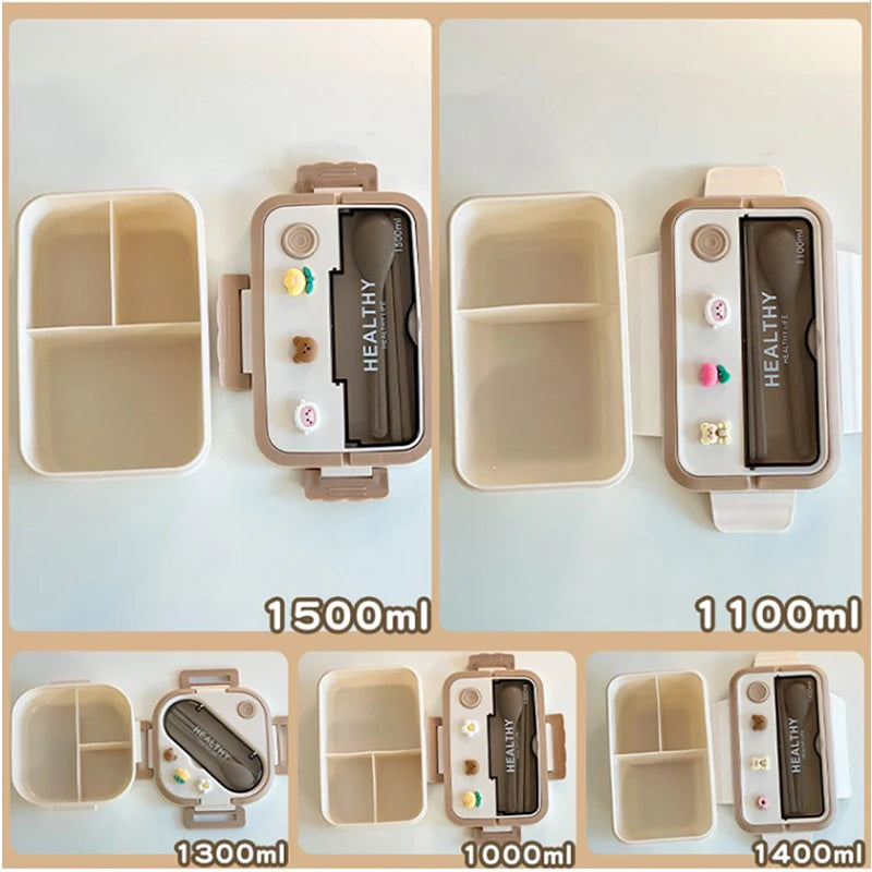 β¨ Adorable Bento Buddy: Cute & Compact Lunch Box with Fun Compartments for School & Picnics! π±π - Pixie Quill
