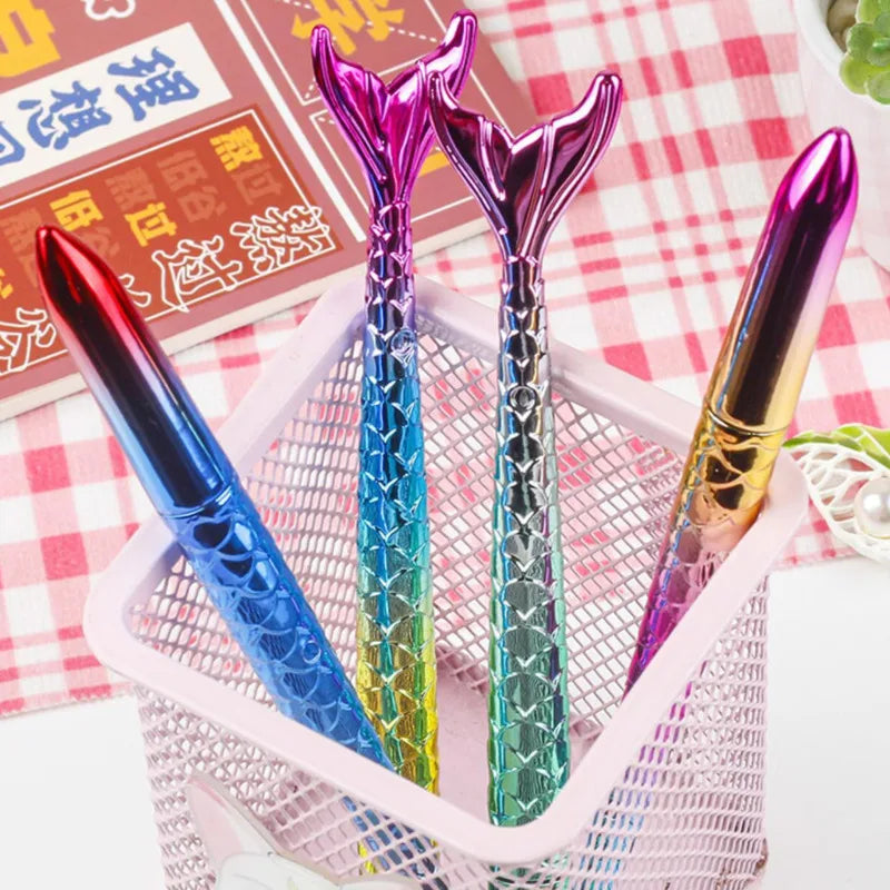 Cute Mermaid Kawaii Gel Pen πβ¨ | Adorable 0.5mm Ballpoint Stationery for School & Office ππ
