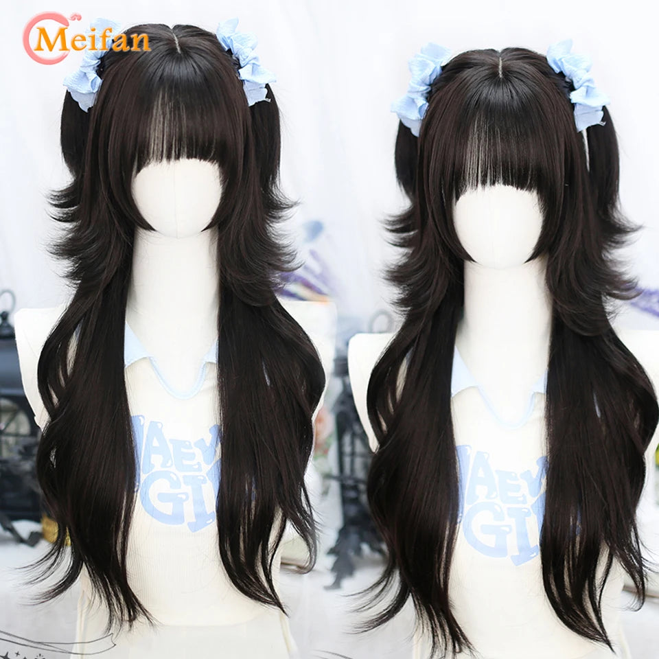 Kawaii Ombre Pink & Blonde Long Straight Wig πβ¨ - Cute Lolita Cosplay Hair for Parties & Halloween! πΈπ€