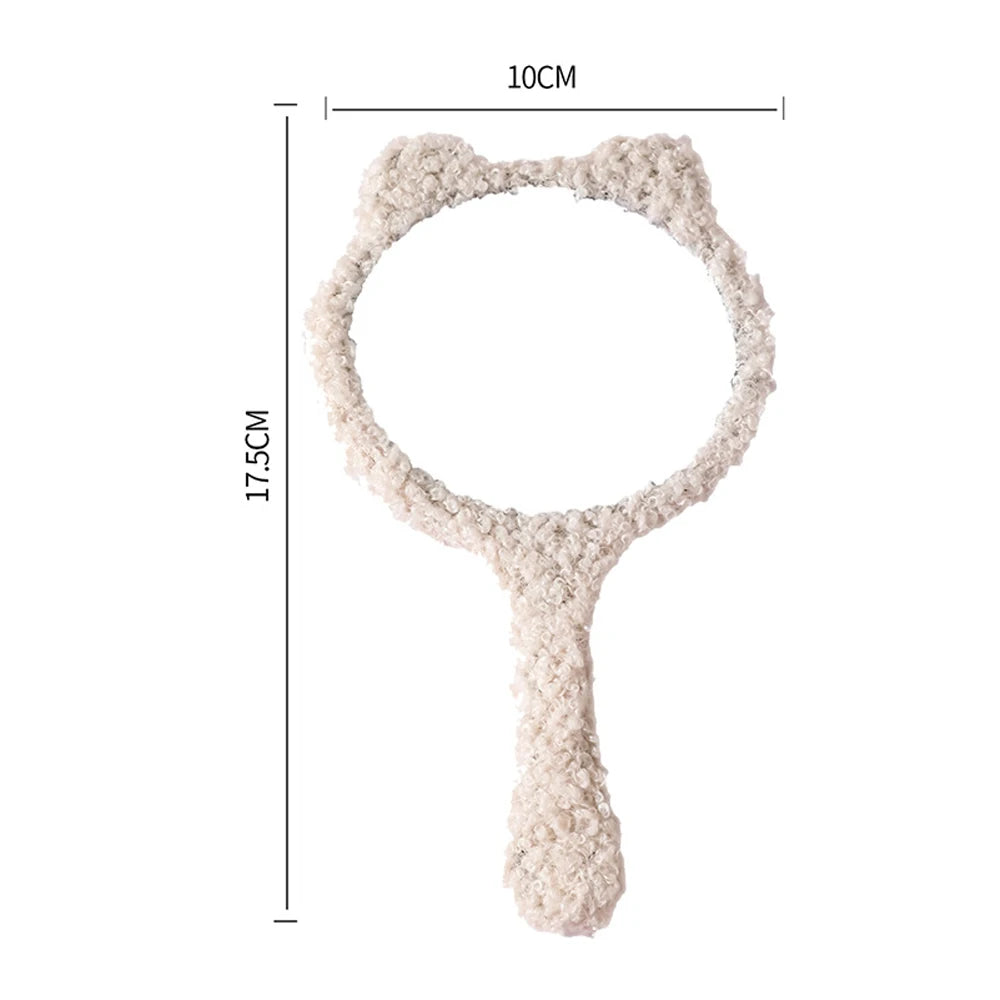 Adorable Plush Bear Handheld Mirror π»β¨