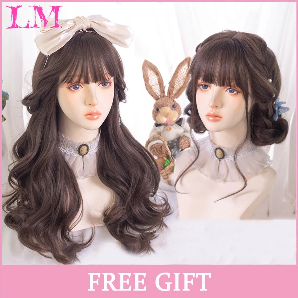 Kawaii Ombre Pink Wavy Wig πβ¨ | Heat Resistant Hair for Cosplay & Daily Fun! ππΈ