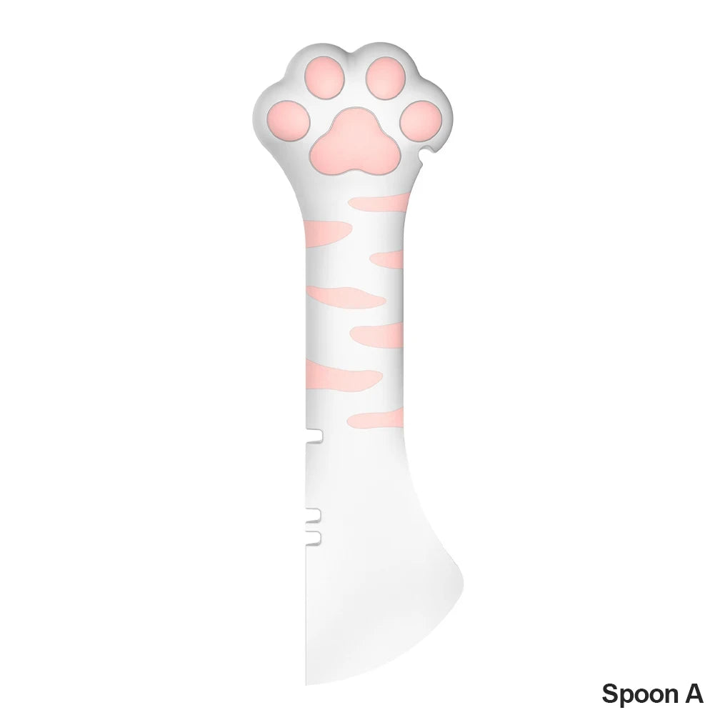 Adorable Pet Paw Spoon & Can Opener πΎπ₯« - Fun Feeding Accessory for Cats & Dogs!