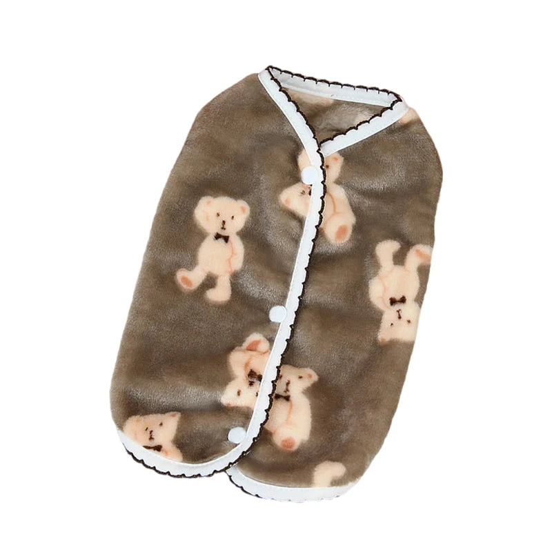 βοΈ Snug & Cute Pet Fleece Vest πΎ Plush Sweater for Chilly Adventures! π Perfect for Tiny Paws! πΆβ€οΈ