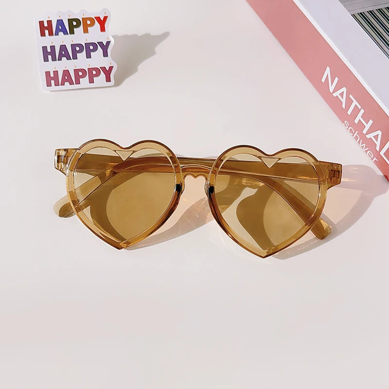 Cute Kawaii Kids' Heart-Shaped Sunflower Rabbit Ears Sunglasses πΌπ | Polarized UV400 for Little Adventurers! πΆοΈβ¨