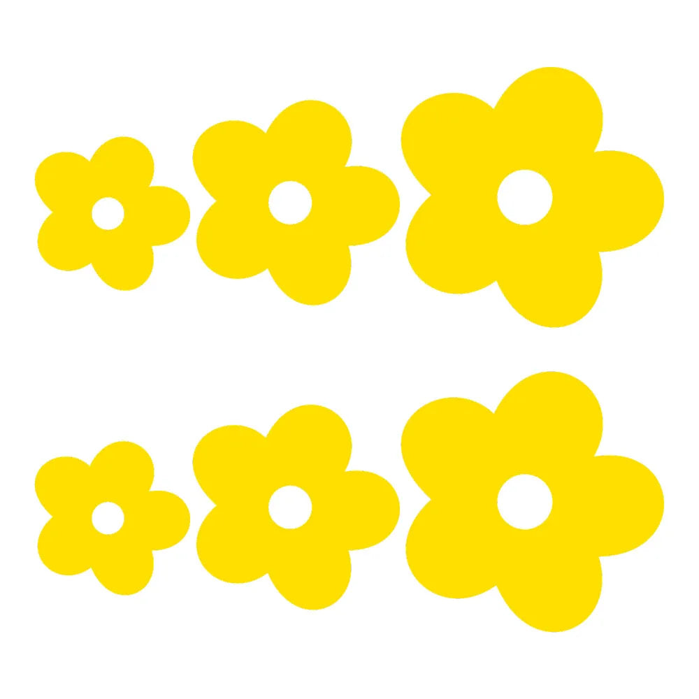 Kawaii Flower Power πΈβ¨ Cute Vinyl Decals for Car Rearview Mirror & More! ππ