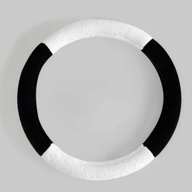 Kawaii Plush Steering Wheel Cover for Cozy Winter Drives βοΈπ Cute & Anti-Slip Car Accessory