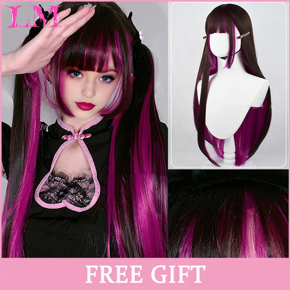 Kawaii Ombre Pink Wavy Wig πβ¨ | Heat Resistant Hair for Cosplay & Daily Fun! ππΈ