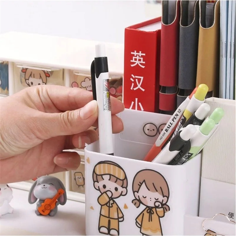 Kawaii Multi-Color Desktop File Organizer ππβ¨