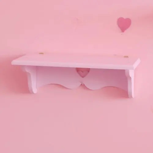 Kawaii Wooden Lace Wall Hanging Rack ๐ | Adorable Storage & Display Shelf for Cozy Spaces ๐กโจ