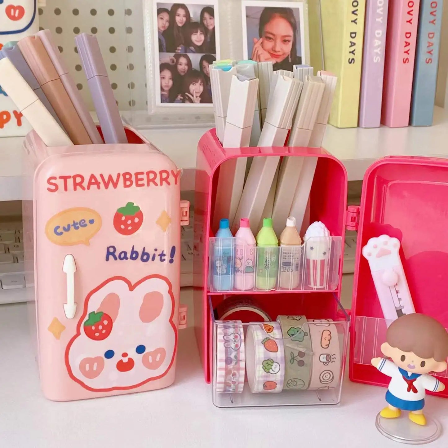 Kawaii Magic Pen Holder πποΈ Cute & Spacious Desktop Organizer! β¨π