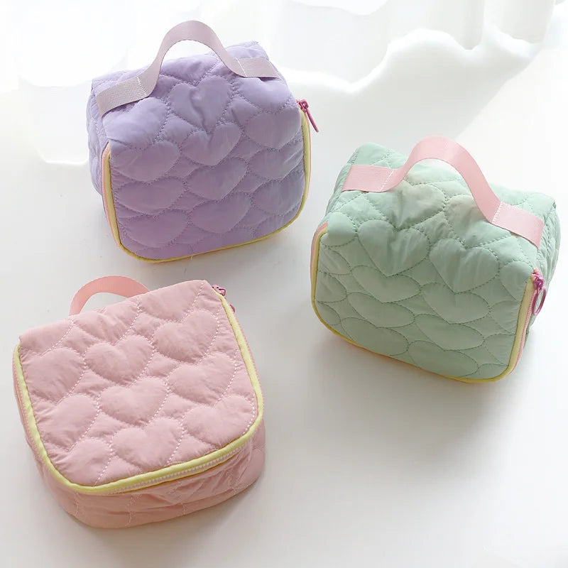 Kawaii Love Makeup Bag πΈβ¨ | Adorable Large Capacity Travel Handbag & Wash Bag ππ