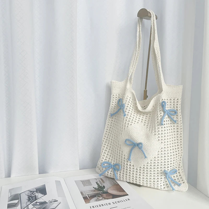 πβ¨ Cute & Comfy Crochet Beach Bag πΌπ Stylish Knitted Tote for Fun Vacations! ποΈπ - Pixie Quill