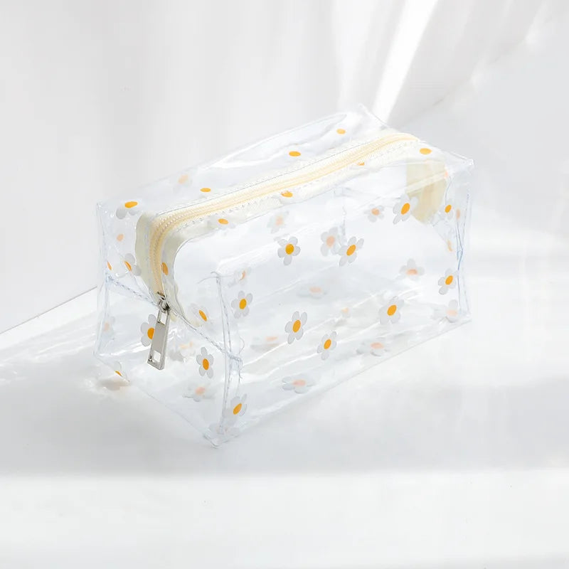✨Cute & Clear Pencil Paradise: Waterproof PVC Bag for School & Travel! ✨✏️💖 - Pixie Quill