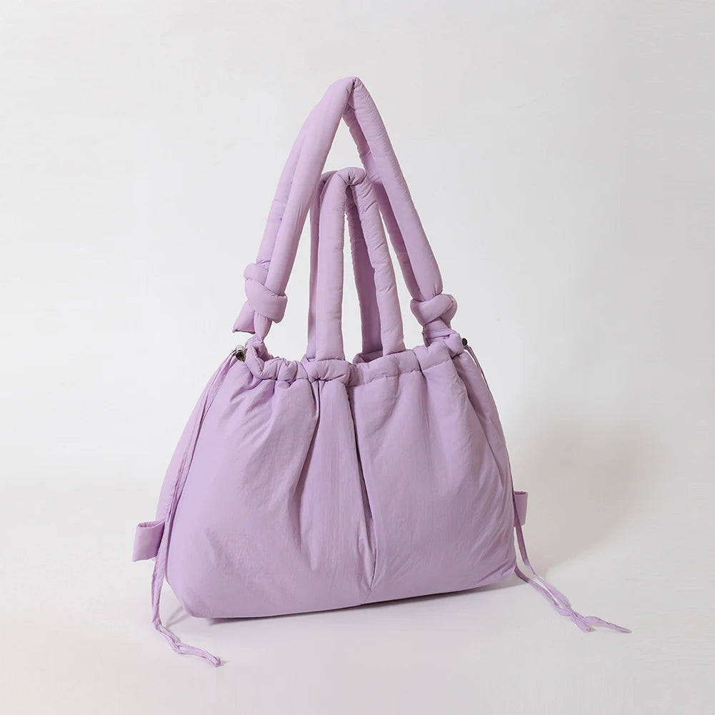 π Cozy Cuddly Puffer Tote Bag πβ¨ Stylish Nylon Handbag with Adjustable Straps for Every Adventure! ππ - Pixie Quill