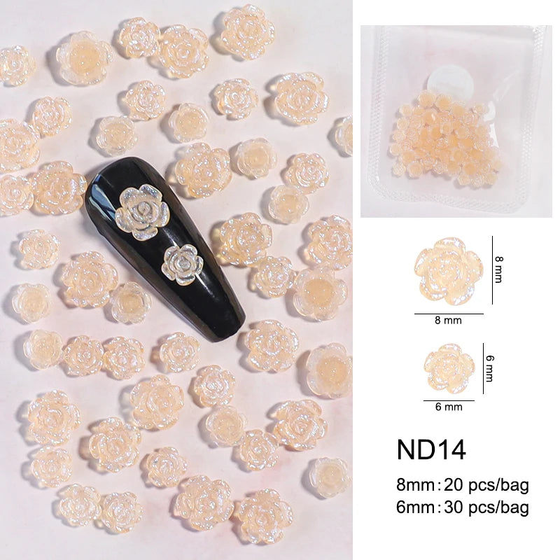 Cute Kawaii 3D Bear Bow Nail Art Charms β¨π - 30pcs Macaron Matte Resin Decorations for DIY Nail Designs! π
π»