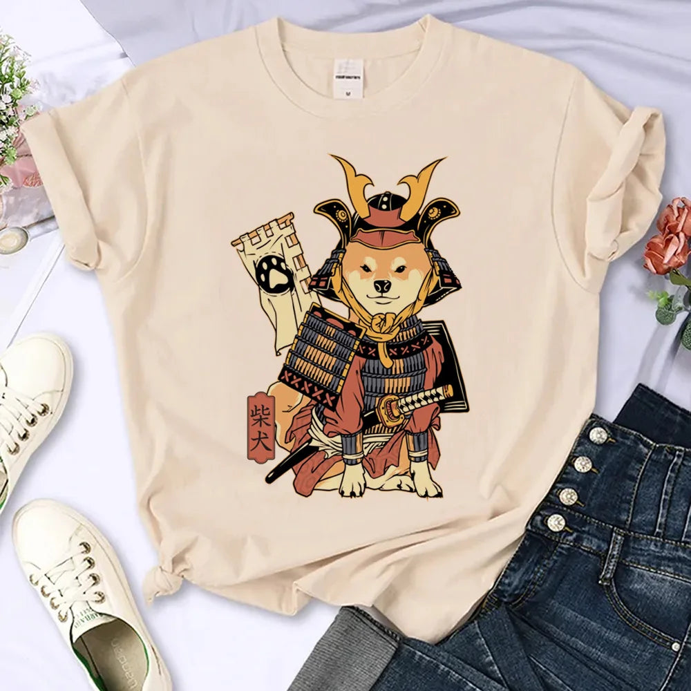 Kawaii Shiba Inu Women's Anime Tee πΆπ | Cute Casual Designer Top for All Seasons