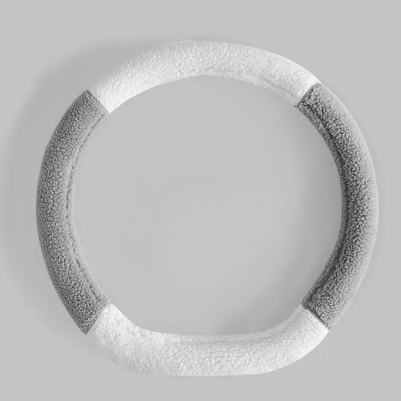 Kawaii Plush Steering Wheel Cover for Cozy Winter Drives βοΈπ Cute & Anti-Slip Car Accessory
