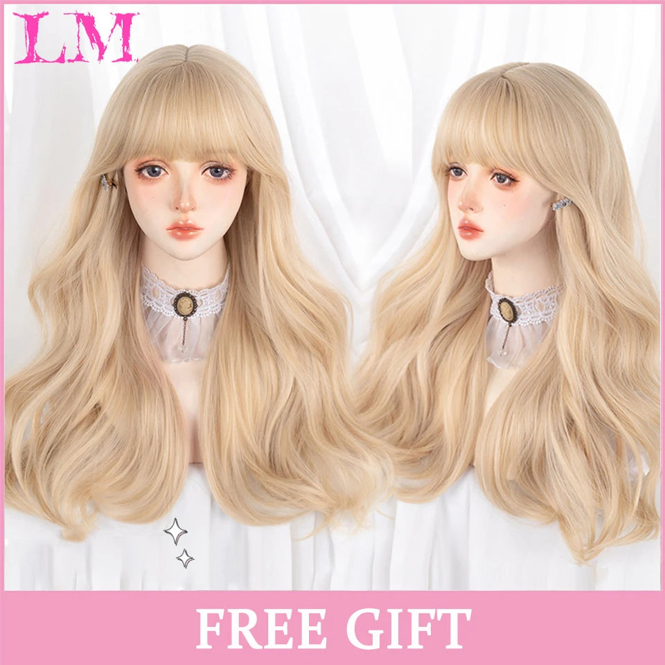 Kawaii Ombre Pink Wavy Wig πβ¨ | Heat Resistant Hair for Cosplay & Daily Fun! ππΈ