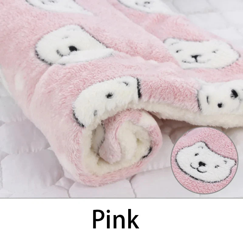 Kawaii Flannel Pet Bed πΎπ Cozy Cushion for Cats & Dogs | Adorable Plush Mattress for Small to Large Pets πβ¨