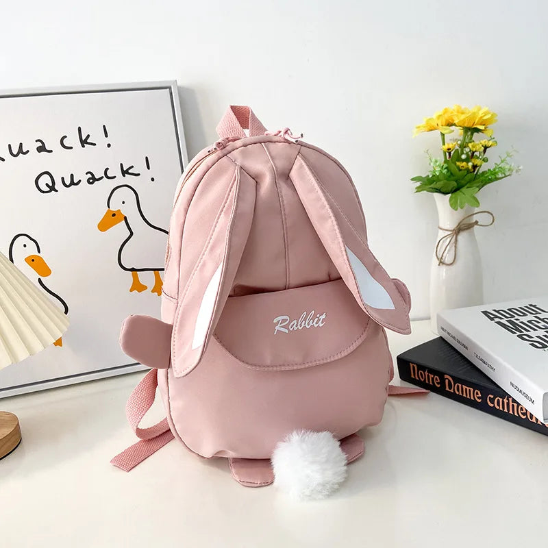 Kawaii Bunny Backpack πβ¨ - Adorable Lightweight School Bag for Kids π°π - Perfect for Kindergarten!