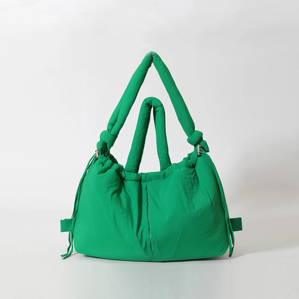 π Cozy Cuddly Puffer Tote Bag πβ¨ Stylish Nylon Handbag with Adjustable Straps for Every Adventure! ππ - Pixie Quill